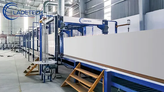 Fully Automatic Continuous Polyurethane Foaming Line/ Foam Cutting Machine / Foam Mattress Making Machine