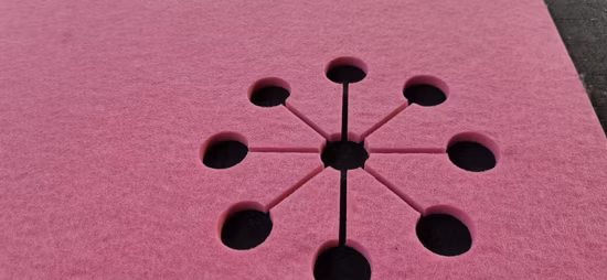 Высококачественная автоматическая звукоизоляционная акустическая пенопластовая губка для резки клеевых панелей